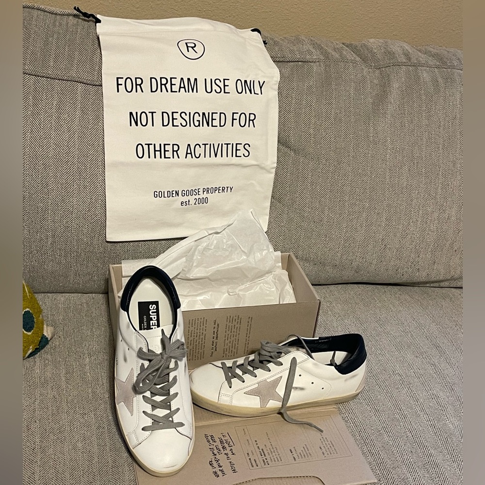 Golden Goose Super-Star Low Top Sneaker Size 39